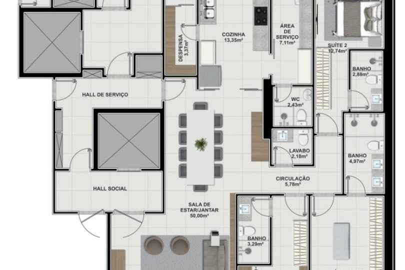 Taj-planta-Torre-Mirage-3-suites-15666m²-800x500