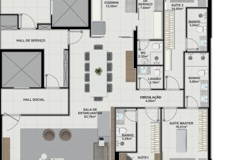 Taj-planta-Torre-Mirage-3-suites-17312m²-800x500